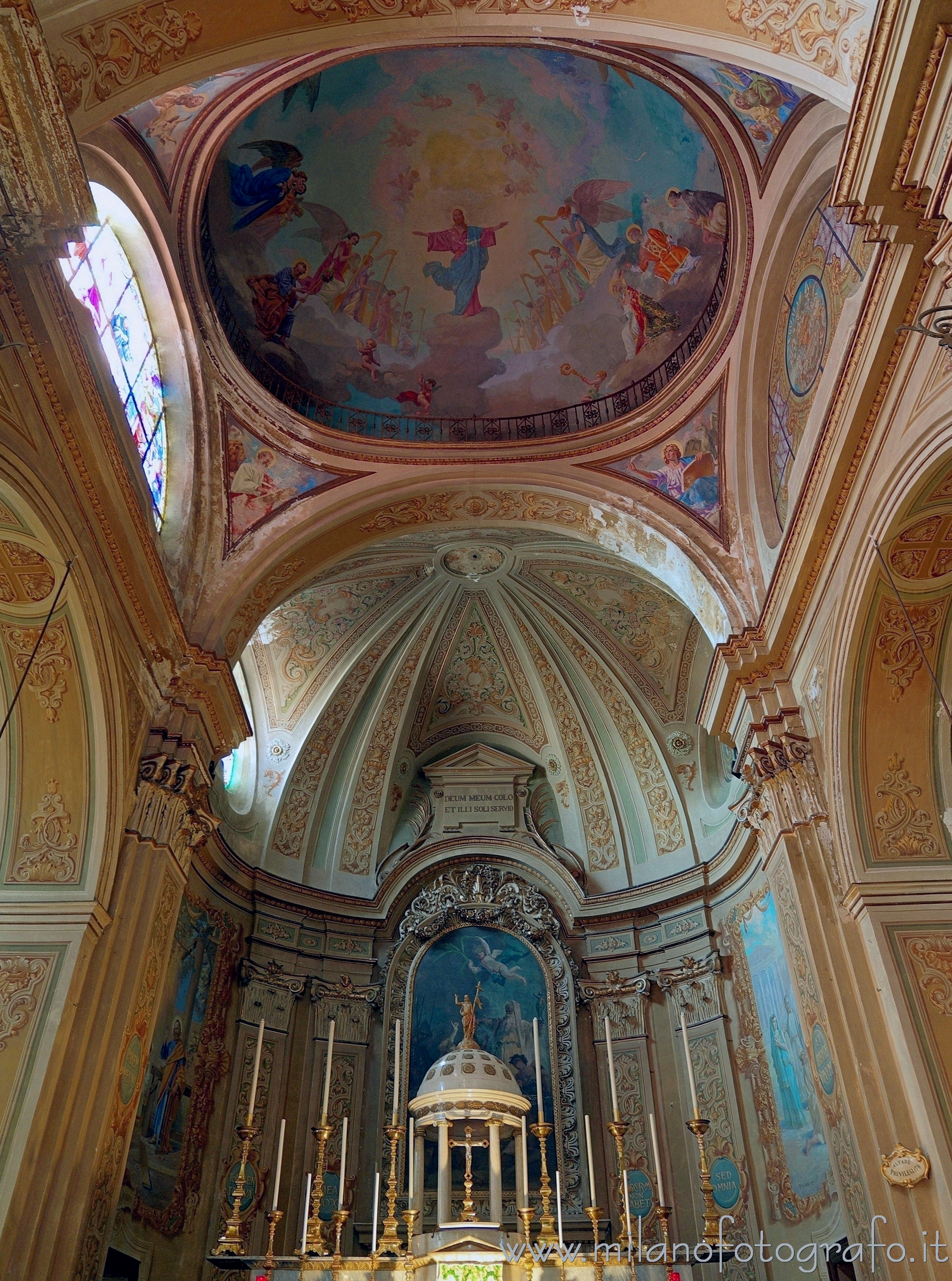 Andorno Micca (Biella, Italy) - Apse of the Church of San Lorenzo